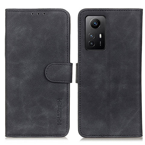 Coque Portefeuille Livre Cuir Etui Clapet K09Z pour Xiaomi Redmi Note 12S Noir