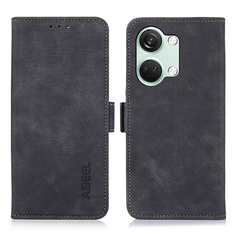 Coque Portefeuille Livre Cuir Etui Clapet K10Z pour OnePlus Ace 2V 5G Noir