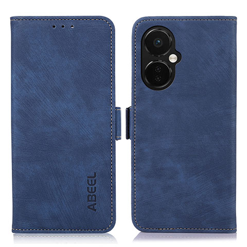 Coque Portefeuille Livre Cuir Etui Clapet K10Z pour OnePlus Nord CE 3 5G Bleu