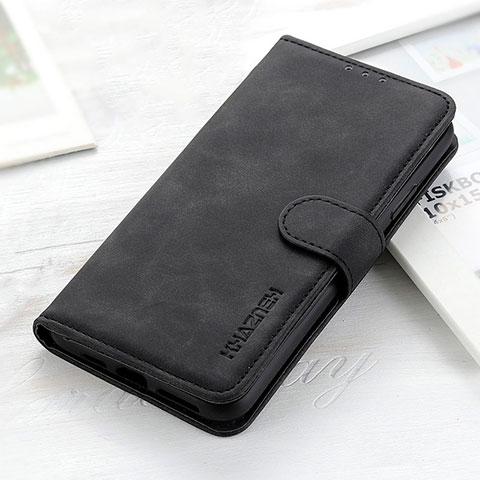 Coque Portefeuille Livre Cuir Etui Clapet KZ3 pour Google Pixel 6a 5G Noir