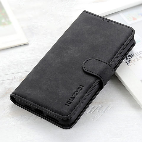 Coque Portefeuille Livre Cuir Etui Clapet KZ3 pour Huawei Honor X5 Noir