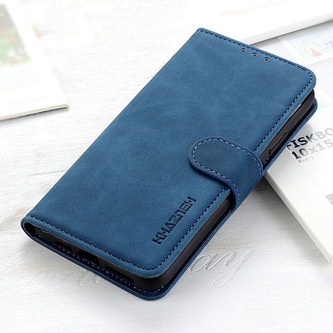 Coque Portefeuille Livre Cuir Etui Clapet KZ3 pour Huawei Honor X8b Bleu