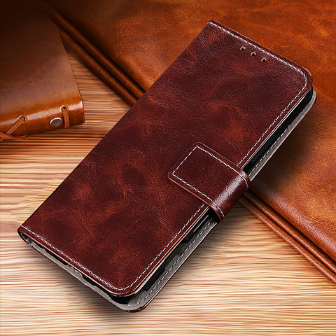 Coque Portefeuille Livre Cuir Etui Clapet KZ4 pour Huawei Honor Magic5 5G Marron