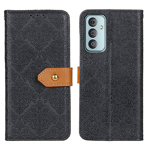 Coque Portefeuille Livre Cuir Etui Clapet KZ5 pour Samsung Galaxy F23 5G Noir