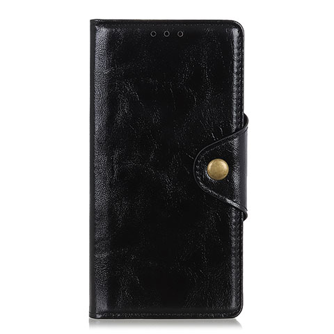 Coque Portefeuille Livre Cuir Etui Clapet L01 pour Alcatel 1C (2019) Noir