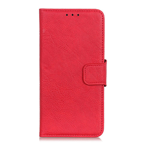 Coque Portefeuille Livre Cuir Etui Clapet L01 pour Alcatel 1S (2019) Rouge