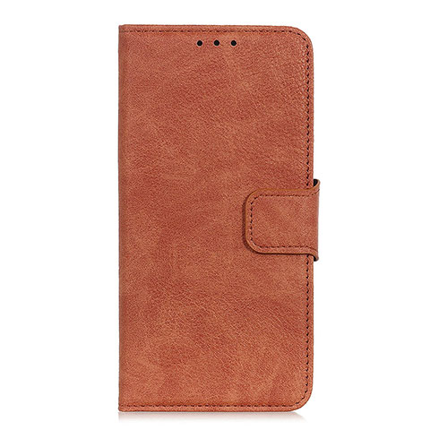 Coque Portefeuille Livre Cuir Etui Clapet L01 pour Alcatel 1X (2019) Marron