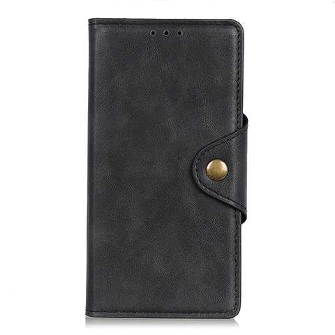 Coque Portefeuille Livre Cuir Etui Clapet L01 pour Alcatel 3 (2019) Noir