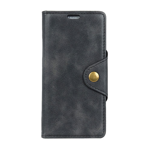 Coque Portefeuille Livre Cuir Etui Clapet L01 pour Alcatel 5V Noir