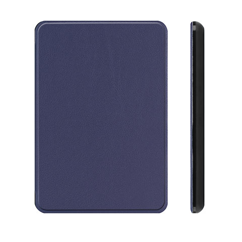 Coque Portefeuille Livre Cuir Etui Clapet L01 pour Amazon Kindle Paperwhite 6 inch Bleu