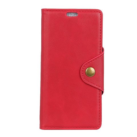 Coque Portefeuille Livre Cuir Etui Clapet L01 pour Asus ZenFone Live L1 ZA550KL Rouge