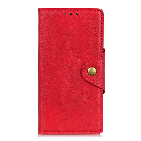 Coque Portefeuille Livre Cuir Etui Clapet L01 pour BQ Aquaris C Rouge