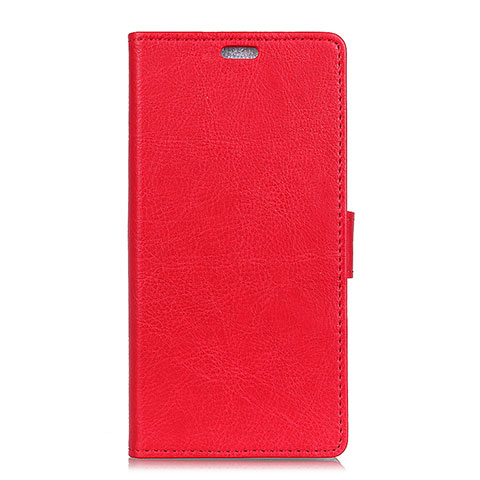 Coque Portefeuille Livre Cuir Etui Clapet L01 pour HTC U11 Eyes Rouge