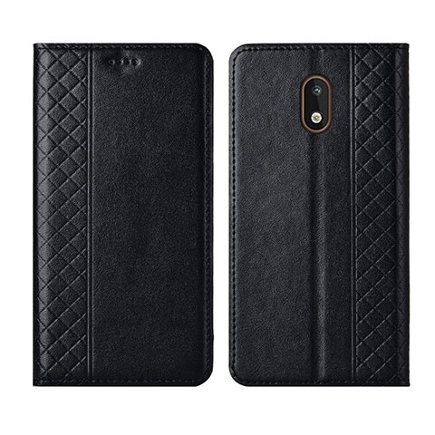 Coque Portefeuille Livre Cuir Etui Clapet L01 pour Nokia 1.3 Noir