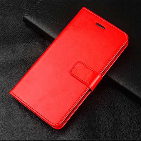 Coque Portefeuille Livre Cuir Etui Clapet L01 pour OnePlus 5T A5010 Rouge