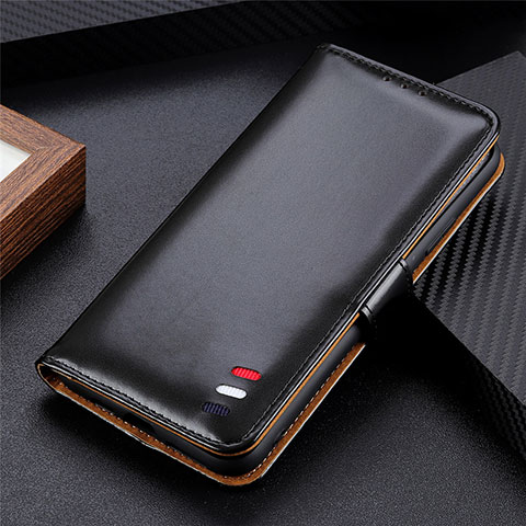 Coque Portefeuille Livre Cuir Etui Clapet L01 pour OnePlus Nord N100 Noir