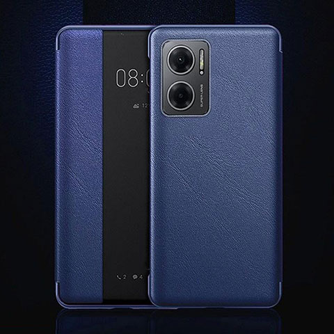 Coque Portefeuille Livre Cuir Etui Clapet L01 pour OnePlus Nord N300 5G Bleu