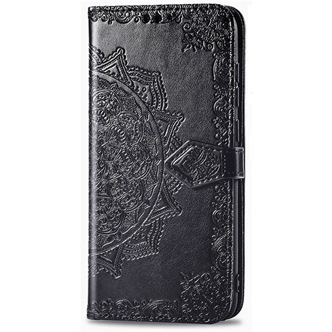 Coque Portefeuille Livre Cuir Etui Clapet L01 pour Realme 6i Noir