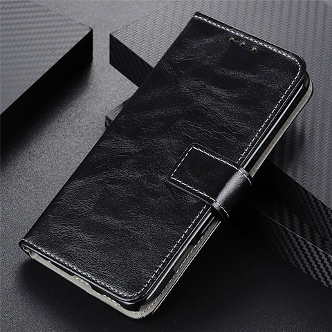 Coque Portefeuille Livre Cuir Etui Clapet L01 pour Realme 6s Noir