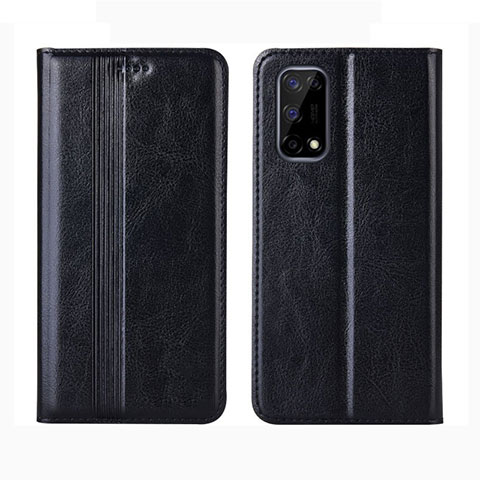 Coque Portefeuille Livre Cuir Etui Clapet L01 pour Realme Q2 5G Noir