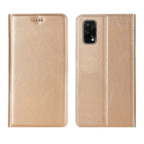 Coque Portefeuille Livre Cuir Etui Clapet L01 pour Realme V15 5G Or