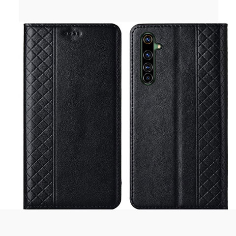 Coque Portefeuille Livre Cuir Etui Clapet L01 pour Realme X50 Pro 5G Noir