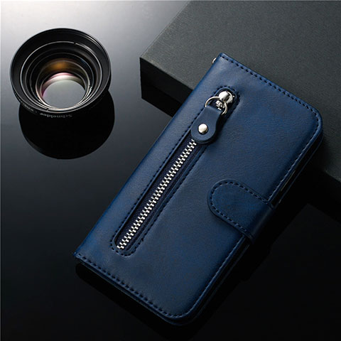 Coque Portefeuille Livre Cuir Etui Clapet L01 pour Samsung Galaxy S20 Ultra Bleu