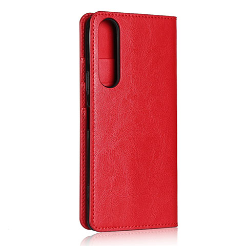 Coque Portefeuille Livre Cuir Etui Clapet L01 pour Sony Xperia 1 II Rouge