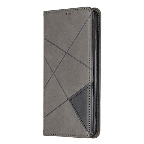 Coque Portefeuille Livre Cuir Etui Clapet L01 pour Sony Xperia L4 Gris