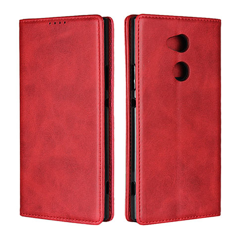 Coque Portefeuille Livre Cuir Etui Clapet L01 pour Sony Xperia XA2 Ultra Rouge