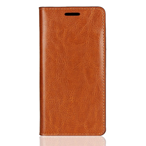 Coque Portefeuille Livre Cuir Etui Clapet L01 pour Sony Xperia XZ2 Compact Orange