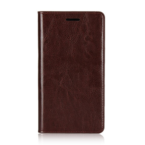 Coque Portefeuille Livre Cuir Etui Clapet L01 pour Sony Xperia XZ2 Premium Marron