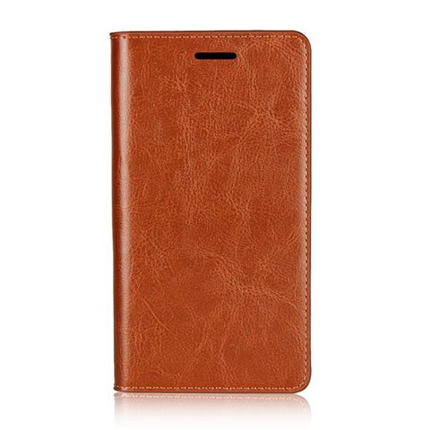 Coque Portefeuille Livre Cuir Etui Clapet L01 pour Sony Xperia XZ2 Premium Orange