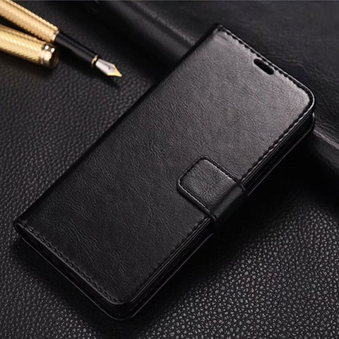 Coque Portefeuille Livre Cuir Etui Clapet L01 pour Xiaomi Redmi 8 Noir