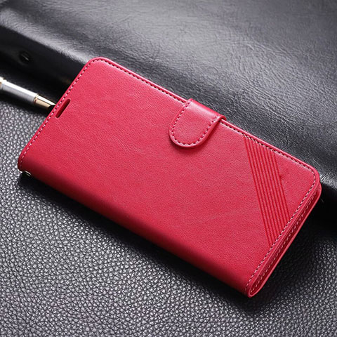 Coque Portefeuille Livre Cuir Etui Clapet L01 pour Xiaomi Redmi 8A Rouge