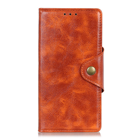 Coque Portefeuille Livre Cuir Etui Clapet L01 pour Xiaomi Redmi Note 9 Pro Max Orange