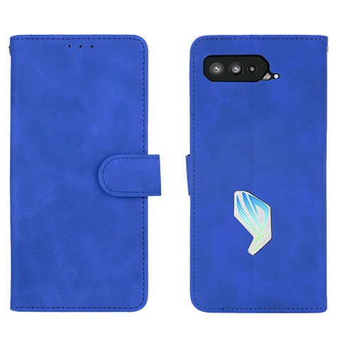 Coque Portefeuille Livre Cuir Etui Clapet L01Z pour Asus ROG Phone 5 Ultimate Bleu