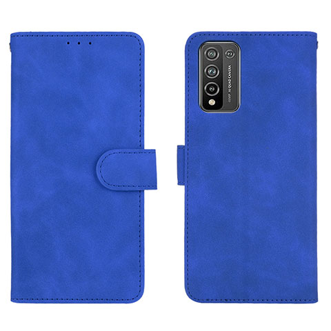 Coque Portefeuille Livre Cuir Etui Clapet L01Z pour Huawei Honor 10X Lite Bleu