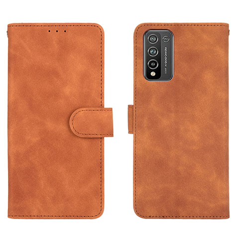 Coque Portefeuille Livre Cuir Etui Clapet L01Z pour Huawei Honor 10X Lite Marron