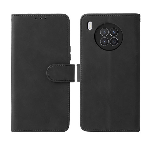 Coque Portefeuille Livre Cuir Etui Clapet L01Z pour Huawei Honor 50 Lite Noir