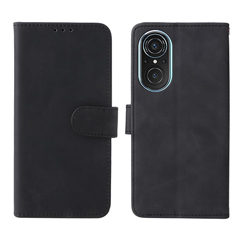 Coque Portefeuille Livre Cuir Etui Clapet L01Z pour Huawei Honor 50 SE 5G Noir