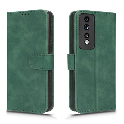 Coque Portefeuille Livre Cuir Etui Clapet L01Z pour Huawei Honor 80 GT 5G Vert