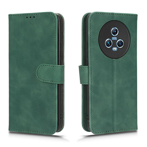 Coque Portefeuille Livre Cuir Etui Clapet L01Z pour Huawei Honor Magic5 5G Vert