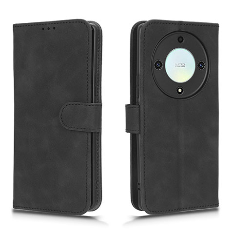 Coque Portefeuille Livre Cuir Etui Clapet L01Z pour Huawei Honor Magic5 Lite 5G Noir