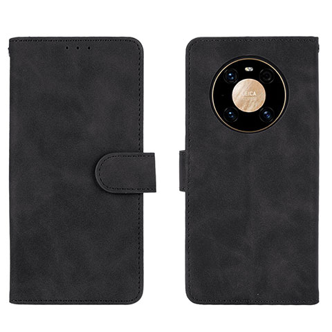 Coque Portefeuille Livre Cuir Etui Clapet L01Z pour Huawei Mate 40 Pro Noir