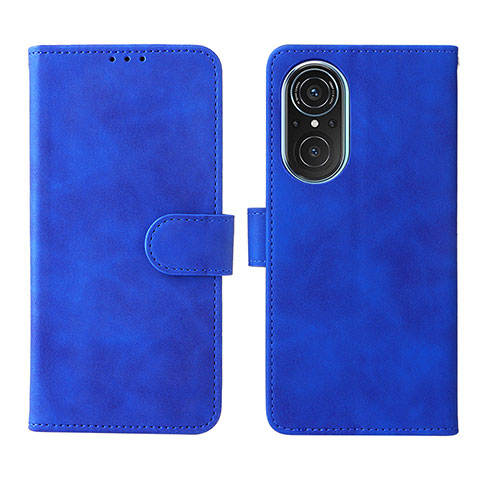 Coque Portefeuille Livre Cuir Etui Clapet L01Z pour Huawei Nova 9 SE Bleu