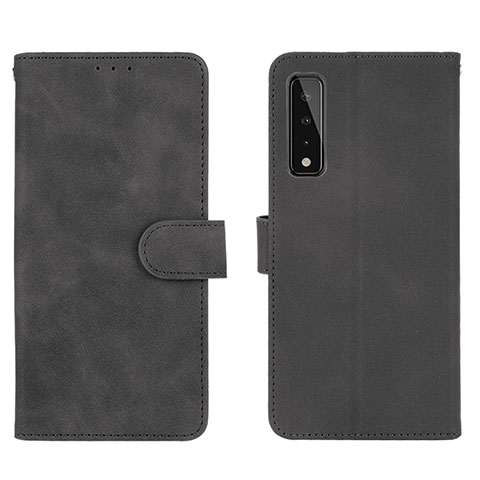 Coque Portefeuille Livre Cuir Etui Clapet L01Z pour LG Stylo 7 Noir