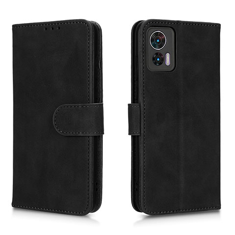 Coque Portefeuille Livre Cuir Etui Clapet L01Z pour Motorola Moto Edge 30 Lite 5G Noir