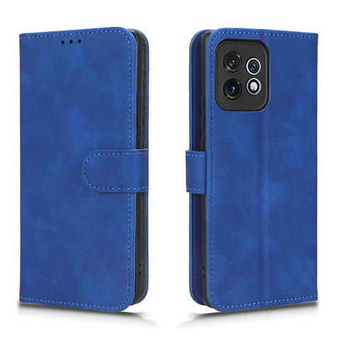 Coque Portefeuille Livre Cuir Etui Clapet L01Z pour Motorola Moto Edge 40 Pro 5G Bleu