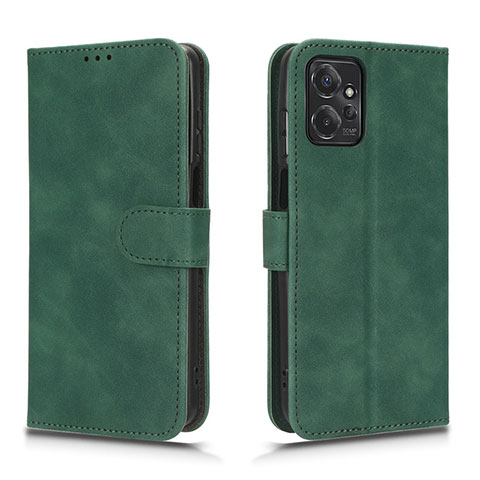 Coque Portefeuille Livre Cuir Etui Clapet L01Z pour Motorola Moto G Power 5G (2023) Vert